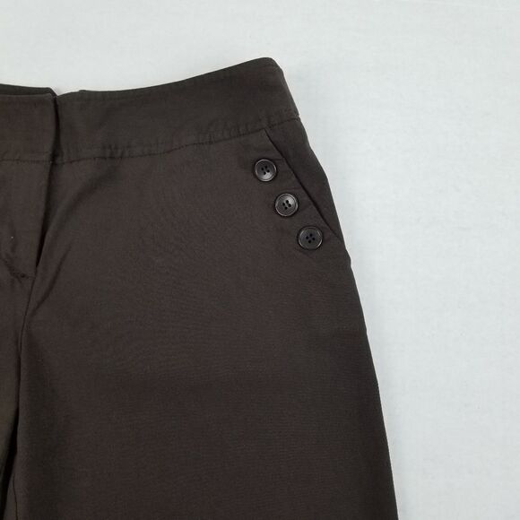Apt. 9 Ava Cuffed Hem Chocolate Brown Dress Shorts - Picture 4 of 8